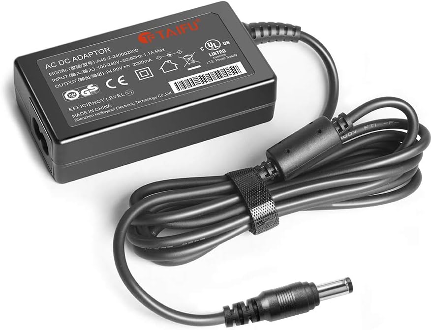 TAIFU 24V Power Supply Adapter for Brother ScanNCut 2 CM350 CM-250 CM100DM CM550 CM900 CM650 Scanner Logitech G25 G27 G29 G920 G923 G940 Microsoft Xbox 360 Racing Wheel Bose Soundbar 500 Charger Cable - Image 3