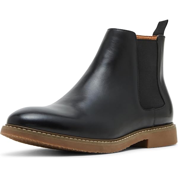 BOSS Men's Adley Chelsea Boot - Suede Leather Upper, Rubber Sole, Slip-On Ankle Boot