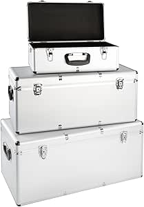 Juego de 3 cajas de aluminio para herramientas (aluminio caja ...