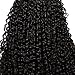 L Part Lace Front Wigs For Black Women Long Curly Heat Resistant Synthetic Hair Replacement Wigs Natural Black 26 Inch