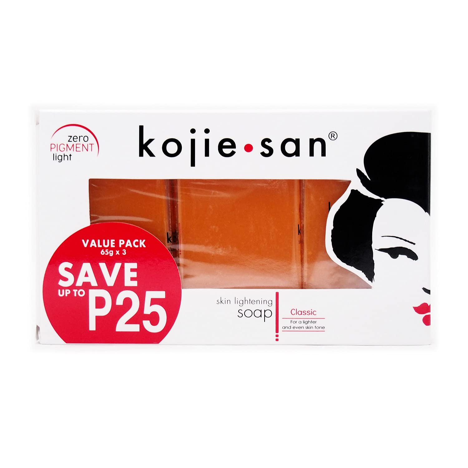 Kojie san Skin Lightning Soap 3 pcs こじえさんスキンライトニングソープ3個パック x 2箱 [並行輸入品] の商品画像
