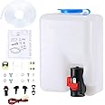 OFIG 12V Universal Car Windshield Washer Pump, Washer Fluid Reservoir Bottle Kit Windshield Tank with Pump Jet Button Switch
