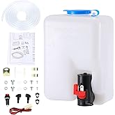 OFIG 12V Universal Car Windshield Washer Pump, Washer Fluid Reservoir Bottle Kit Windshield Tank with Pump Jet Button Switch