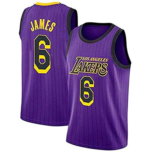 Camiseta De Baloncesto para Hombre - NBA Los Angeles Lakers # 6 ...