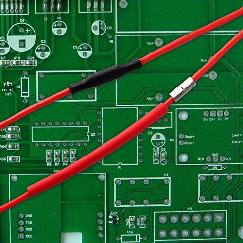 220pcs Non-Insulated Butt Connectors, 22-18/16-14/12-10 AWG Gauge Uninsulated Electrical Wire Ferrule Cable Crimp Terminal Kit with Storage Case for DIY by MILAPEAK