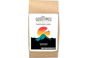 GOOD TIMES COFFEE CO. Good Times Coffee Company Green Unroasted Coffee Beans, Puerto Rico Lares, Elite Arabica (1 Pound)