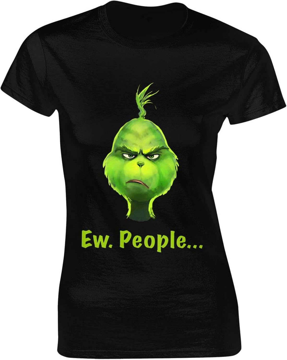 The Grinch Women's TShirt Cute Short Sleeve Novelty Tees