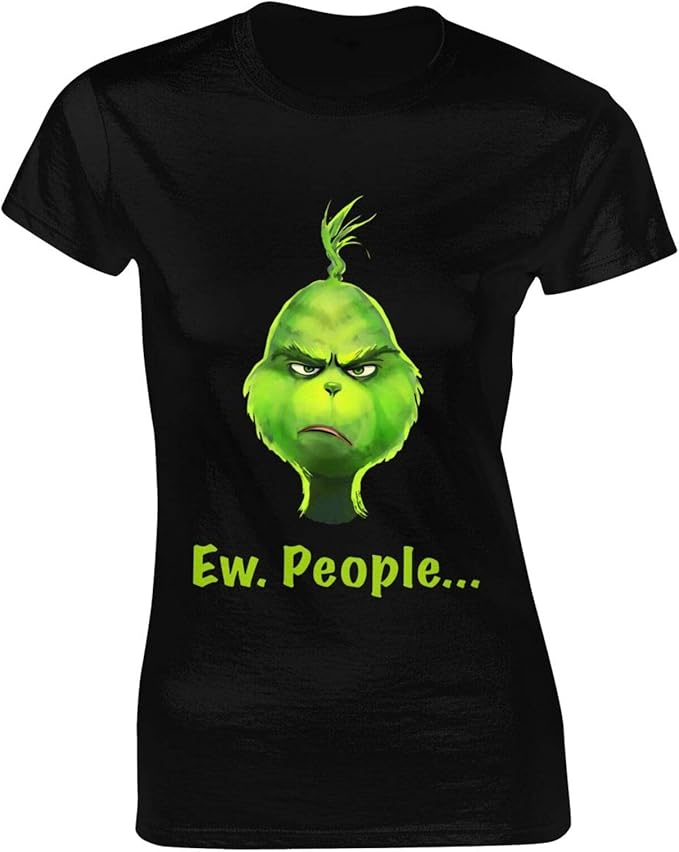 The Grinch Women's TShirt Cute Short Sleeve Novelty Tees