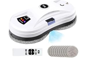 YTK Window Cleaner Robot with Ultrasonic 5600PA Auto Water Glass Cleaning Automatic Smart Robot Cleaner,Window Vacuum Cleaner