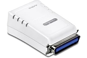 TRENDnet TE100P1P 1-Port Parallel Print Server (White)