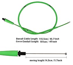 Nibbi 46" Universal Motorcycle Throttle Cable for