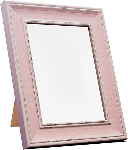 Frames By Post Scandi Vintage Distressed Pink Picture Photo Frame Amazon Co Uk Kitchen Home