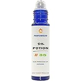 ParfumOlio Oil Potion # 35 Inspired by Samsara Women's Uncut Grade A Fragrance Body Oil Dupe Concentrated Long Lasting Roll-On 10ml / 0.33 oz