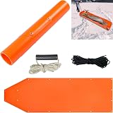 Kensbro Orange Polyethylene Deer Drag Sled | Hunting Fishing Firewood Garden view 1