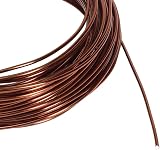 Tenn Well 12 Gauge Aluminum Bonsai Wire 100 ft 2mm Bronze view 4