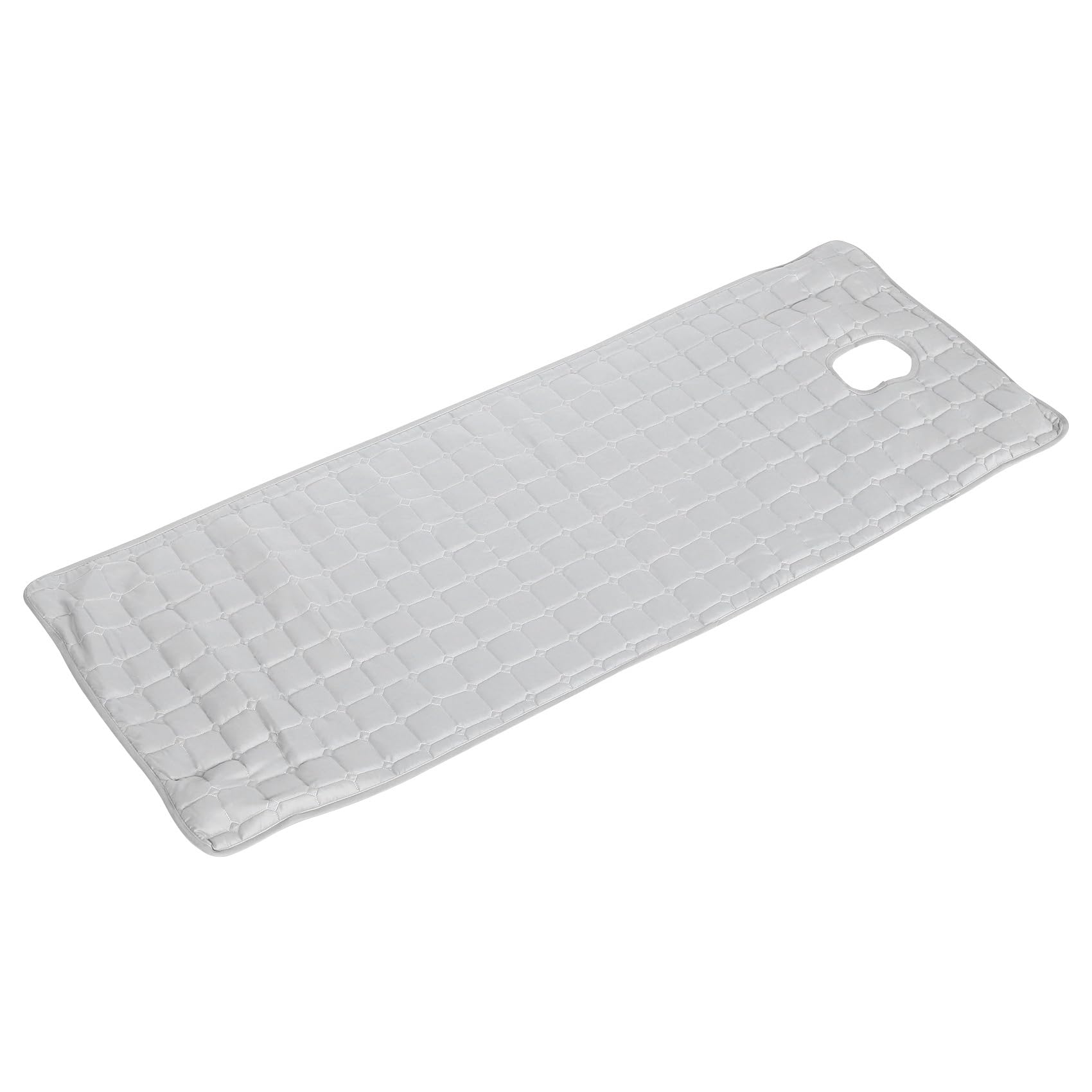 Micvtve Mattress Cover for Massage Table Bed with Hole, Beauty Salon Pad, Non- Cushion 185X70cm Gray Bed Pad Thickness 2mm
