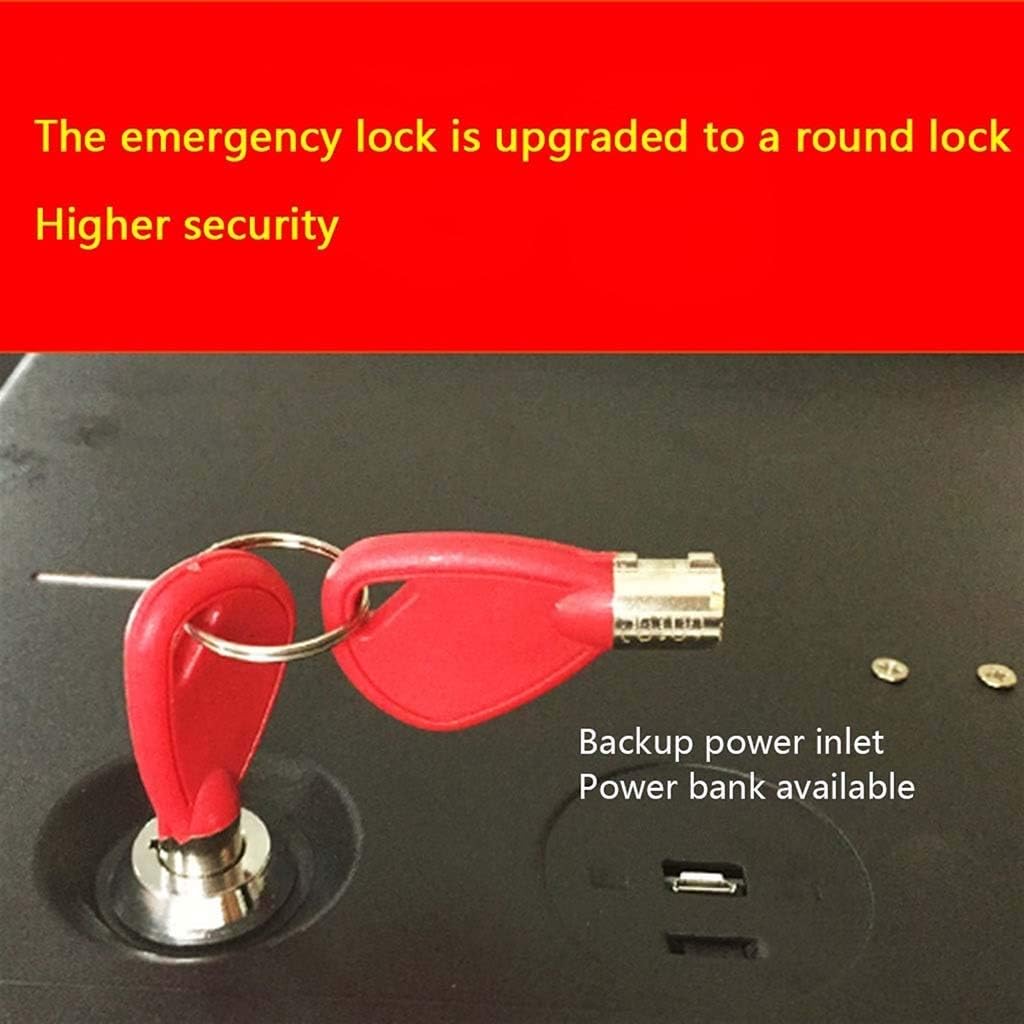 Mgo Safe Safety Cabinet Hidden Safe Biometric Lock Drawer Lock File Cabinet Fingerprint Cabinet Lock Smart Electronic Cabinet Lock USB Charging (Size : B): Home & Kitchen
