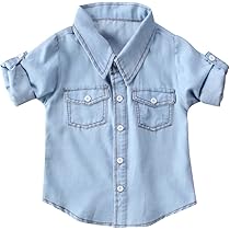 トップス papier Denim Enfant holder blouse 375f47ed2d20484852e0fd376267ef