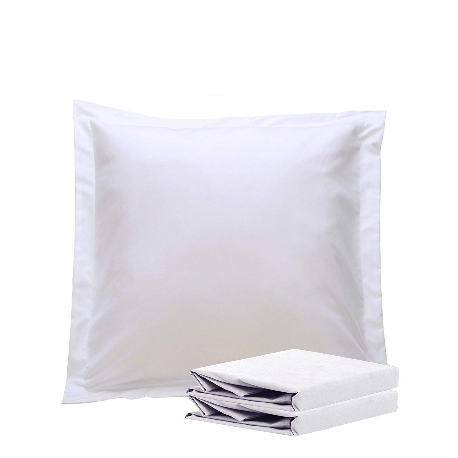 Amazon Com Sc Collection European Square Pillow Shams Set Of 2