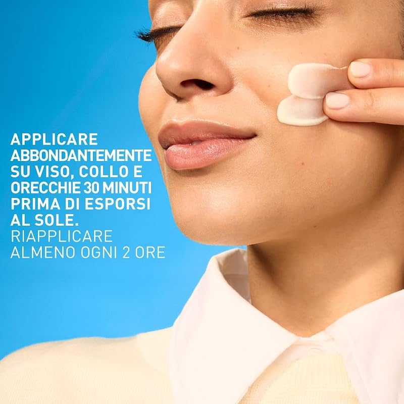 Fluido Viso Idratante Invisibile SPF50, Pelli Normali e Secche, 50ml