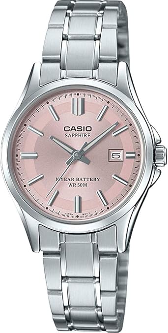 Casio Reloj Analógico para Mujer de Cuarzo con Correa en ...