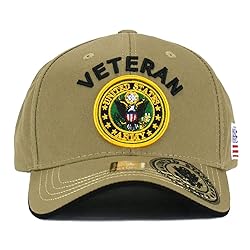 US Army Veteran Hat Army Military Official Licensed