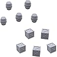 Crates and Barrels, 3D Printed Tabletop RPG Scenery and Wargame Terrain for 40mm Miniatures