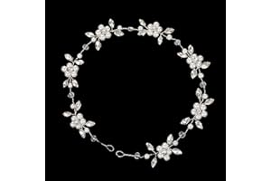 Papoopy Flower Girl Headpiece for Wedding, First Communion, Bridal, Hair Accessories for Party, Birthday