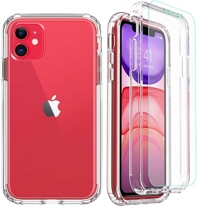 Amazon APLO IPhone 11 Case With Screen Protector Clear 360 Full