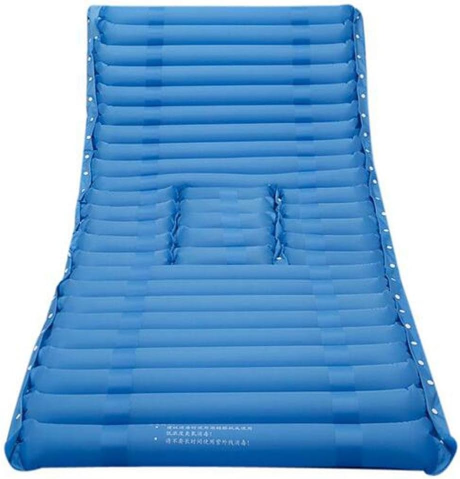 XUAN Drive Medical Treatment Pain Relief Prevent Decubitus Streak Single Bed Care Inflatable Mattress Cushion Hemorrhoid Blue 190X90CM