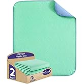 Washable Underpads,Super Absorbency Reusable Bedwetting Incontinence Pads for Kids, Adults, Elderly, and Pets - Waterproof Protective Pad for Couch, Sofa, Floor,Bed (500 Washes)