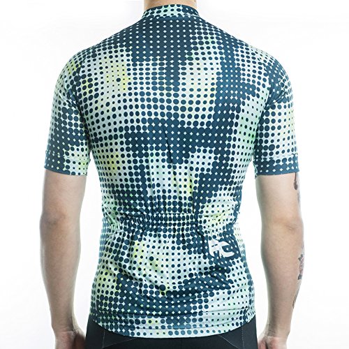 Racmmer Mens Breathable Short Sleeve Cycling Jersey Ultra-Light Cycling Clothing