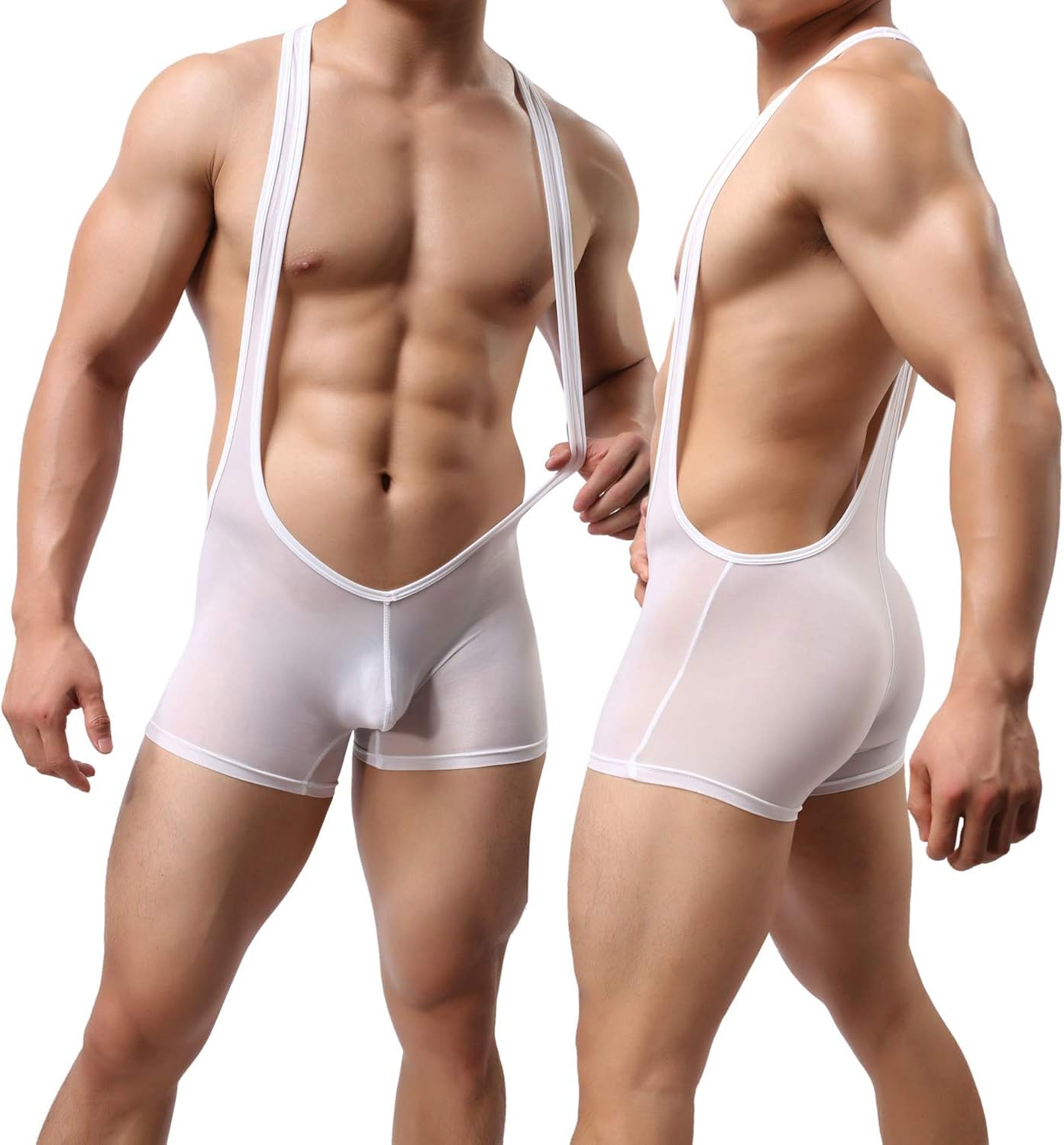 MuscleMate Premium Men's Wrestling Leotard, Men's Wrestling Singlet Bodysuit, Silky Smooth.: Clothing