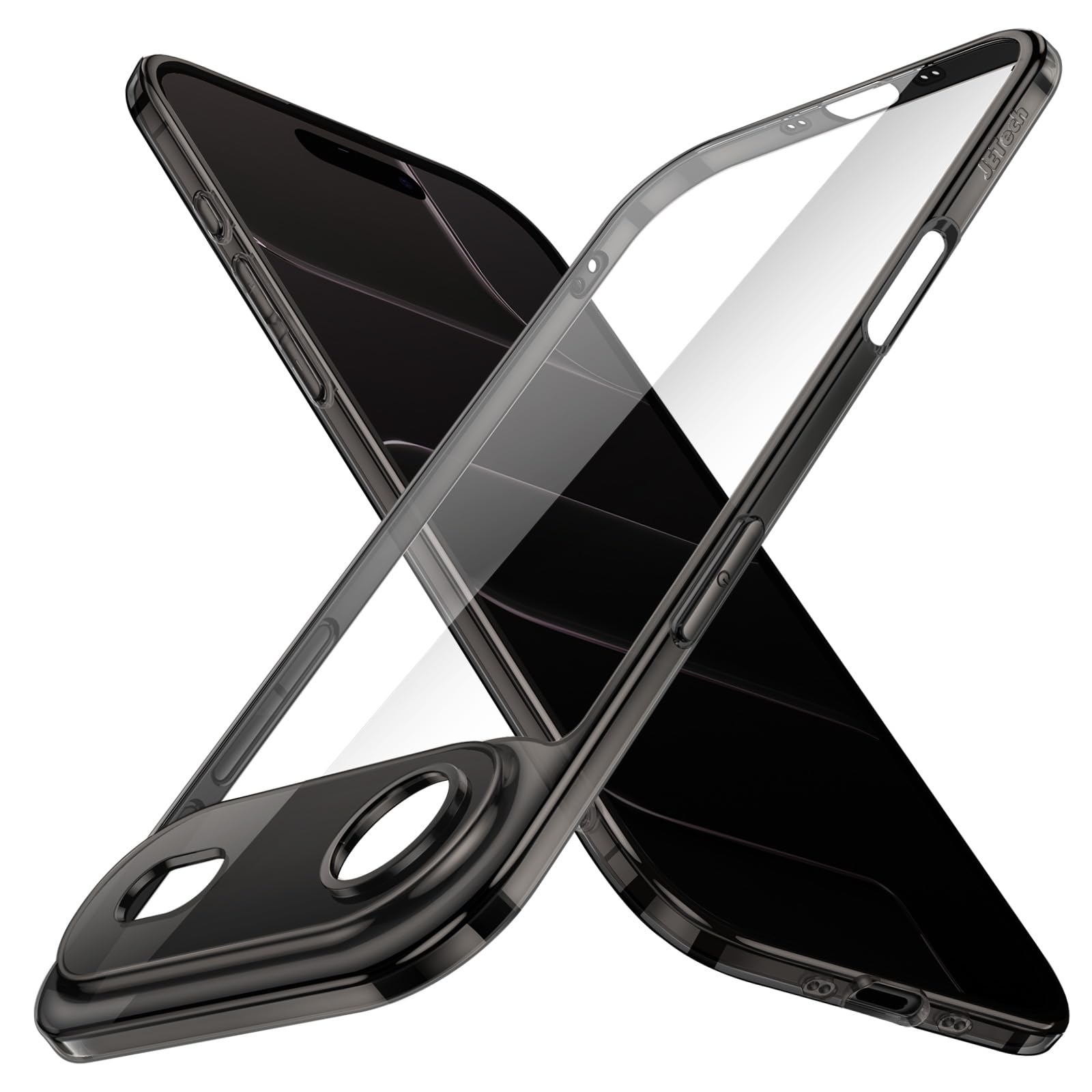 Photo 1 of JETech Slim Case for iPhone 17 Air with Camera Lens Full Protection, Ultra-Thin Lightweight Clear Minimalist Protective Phone Cover, 6.5-Inch Display (Black)