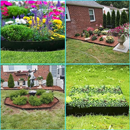 Steel Landscape Edging 6 Pack 40 inch Length, 8.4 inch Depth Hammerin