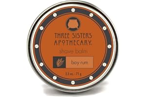 THREE SISTERS APOTHECARY FINE HANDMADE SOAPS & SUNDRIES Three Sisters Apothecary 2.5 oz. Shave Balm (Bay Rum)