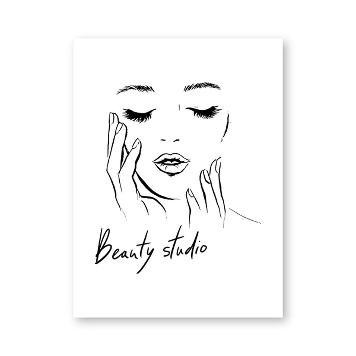 Amazon Com Jkhhy Wall Art Woman Face Poster Beautiful Eyelashes