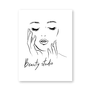 Amazon Com Jkhhy Wall Art Woman Face Poster Beautiful Eyelashes