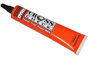 Dykem 83314 Cross Check Torque Seal Tamper-Proof Indicator Paste Orange 1 oz Tube