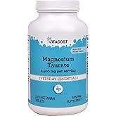 Vitacost Magnesium Taurate - 120 Vegetarian Tablets