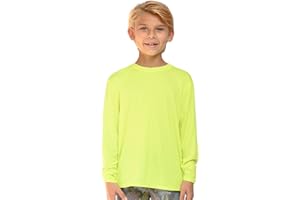 INGEAR Boys' Rash Guard UPF 50+ Swim Shirt - Lightweight, Quick-Dry, Durable Sun Protection for Swimming, Sizes XS-XL