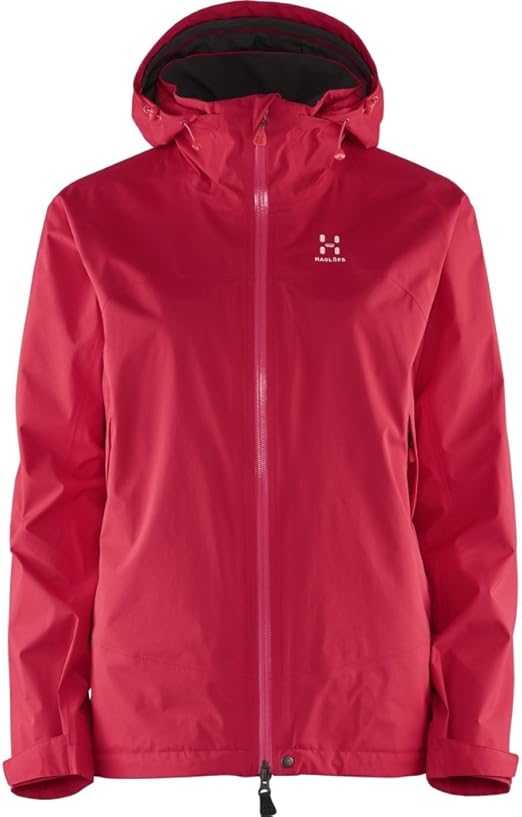 Amazon ホグロフス ホグロフス Haglofs 2a6 Real Red レプスジャケット Lepus Jacket Women 防水 透湿 ハードシェル 2レイヤー Real Red M Ladies アウトドア アウトドアジャケット 通販