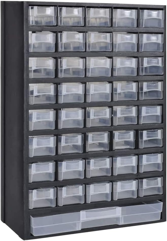 Amazon Com Festnight 2pcs 41 Drawer Plastic Parts Storage Cabinet