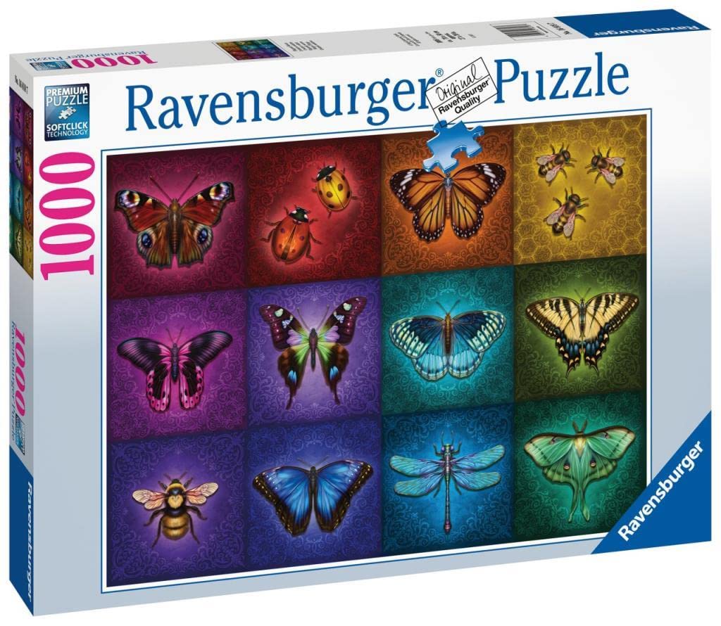 Ravensburger 16818 Winged Things Butterflies Jigsaw Puzzle, Multicolor, 27 x 20