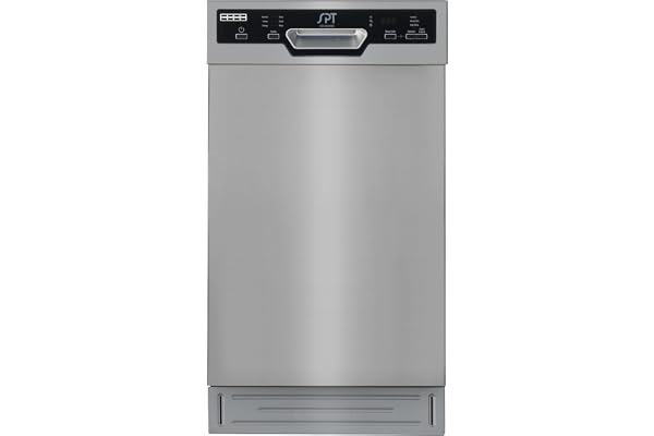 SPT SD-9254SSA 18Ã¢â‚¬Â³ Wide Built-In Stainless Steel Dishwasher w/Heated Drying, ENERGY STAR, 6 Wash Programs, 8 Place Settings and Stainless Steel Tub