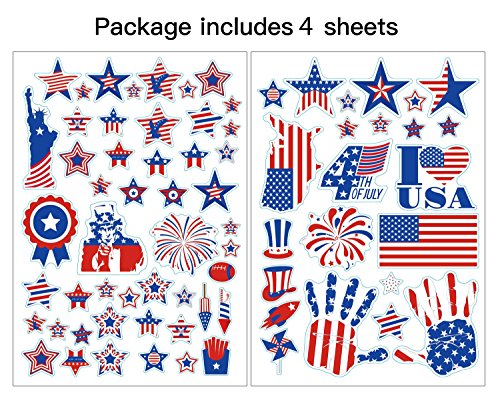 2 jollylife+Fourth+Window+Clings+Decorations