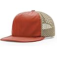 Richardson Rouge Wide Set Mesh Cap One Size Texas Orange/Khaki