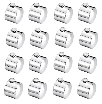 A & Y Traders SS finial Only (End Cap) (No Bracket) Set of 16