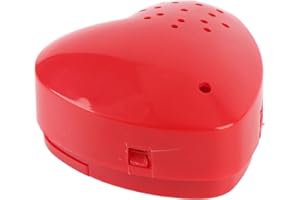 AOWINHIT Heart Shape Red Vibrating Box for Stuffed Animals Interactive Vibration Feature for Kids and Adults Plastic Toy