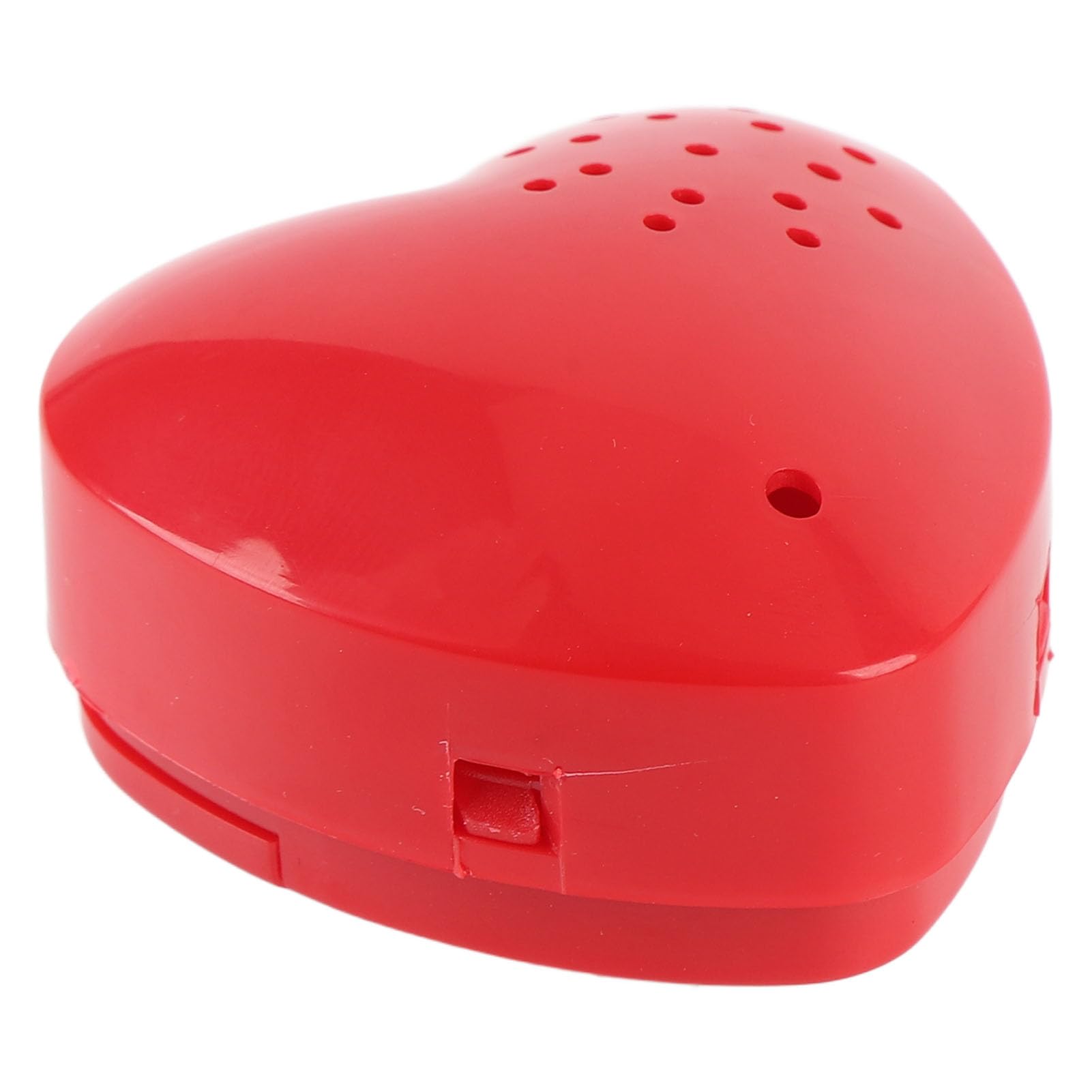 Masyrt Vibrating Box Multifunctional Red Heart Shape Vibration Box,Vibration Box with 5 Minute Timer Multifunctional Sound Heart Shape Box Unique for Kids And Adults Red